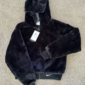 Nike Plush Black Hoodie